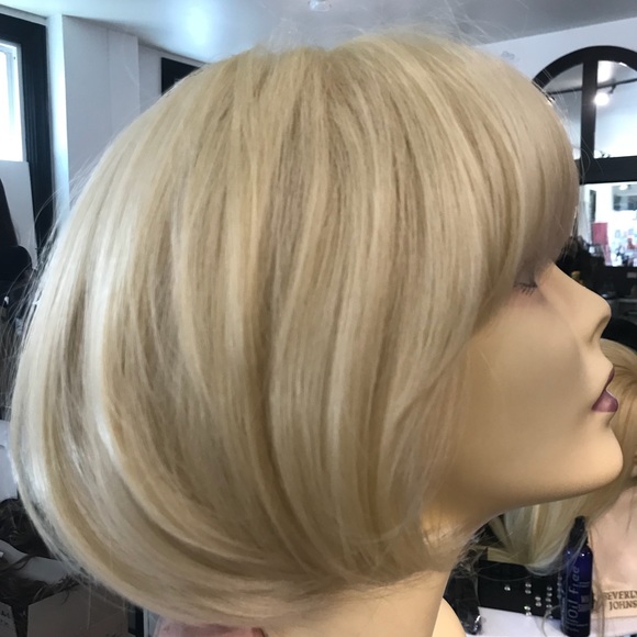 Wig Fulllace Blonde bob human hair Blende ON SALE main image 8